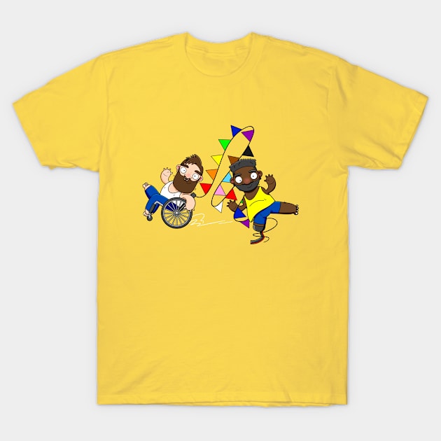 Racing with Pride T-Shirt by LoveBurty